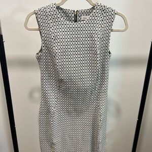 Calvin Klein Black & White Dress | Size 4